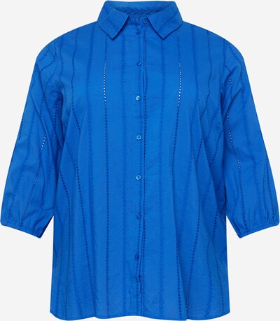 ONLY Carmakoma Bluse 'LINNA' in blau, Produktansicht