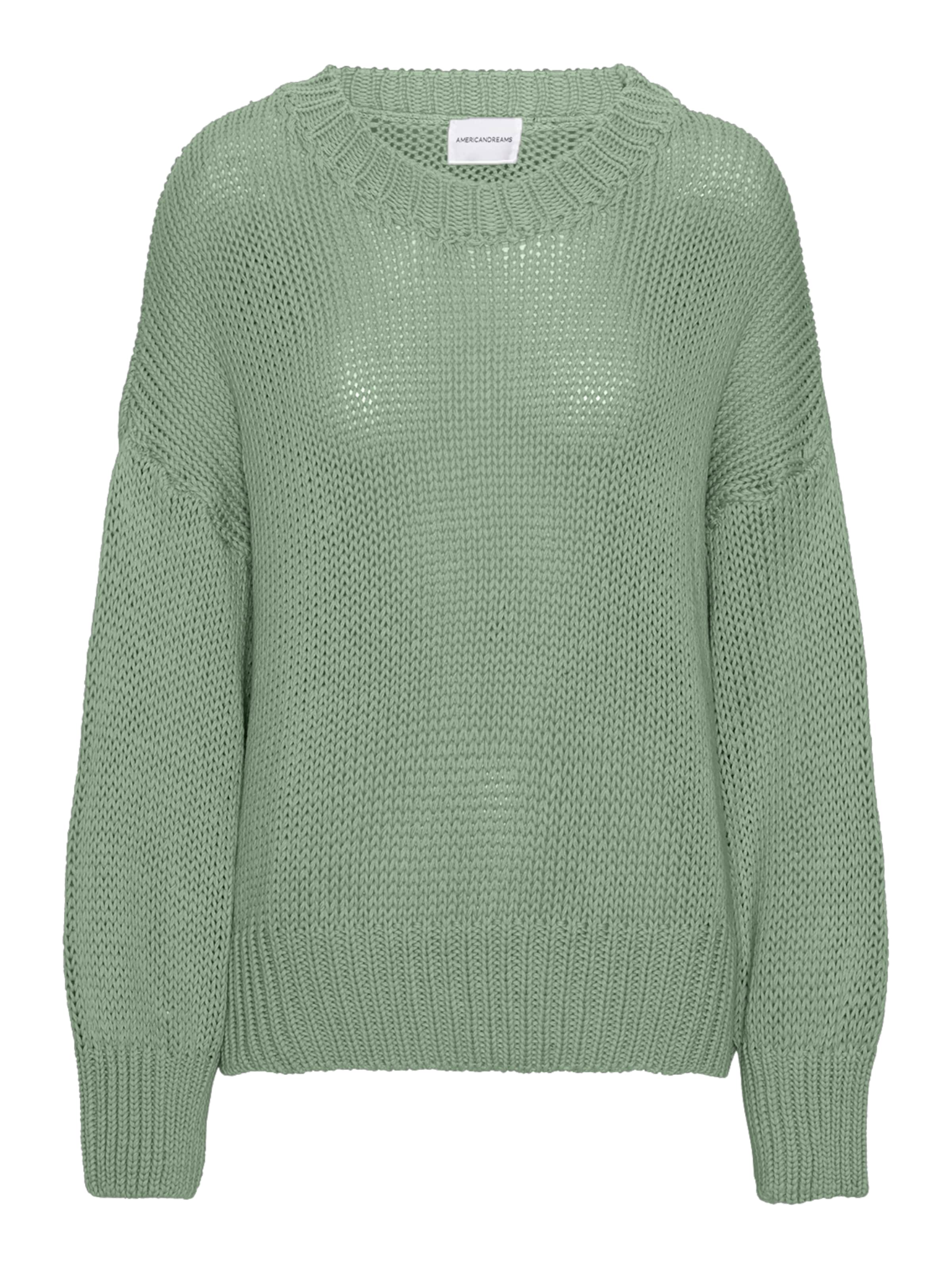americandreams Oversizepullover 'Pepper'‌‌‌ in Grün: Vorderseite