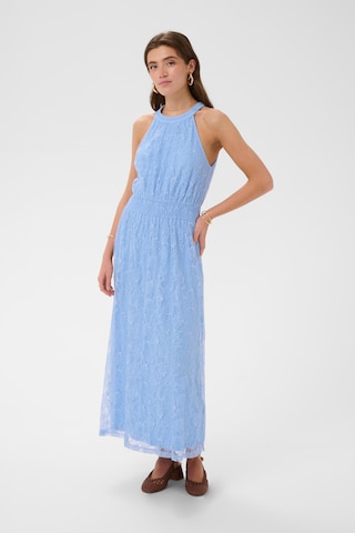 Cream - Vestido em azul: frente