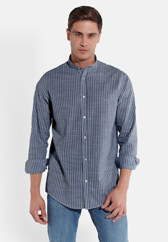 Coupe regular Chemise Steffen Klein en bleu