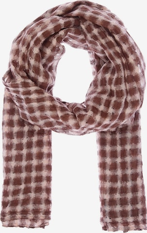 hessnatur Scarf & Wrap in One size in Brown: front