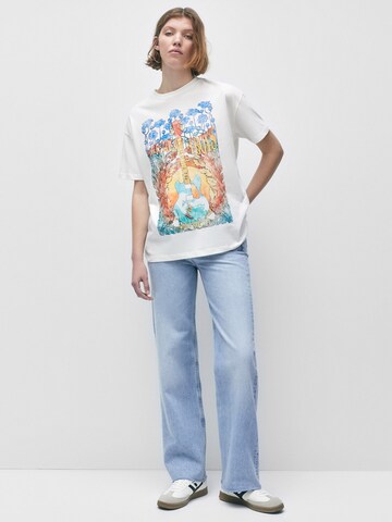 Pull&Bear T-Shirt in Weiß