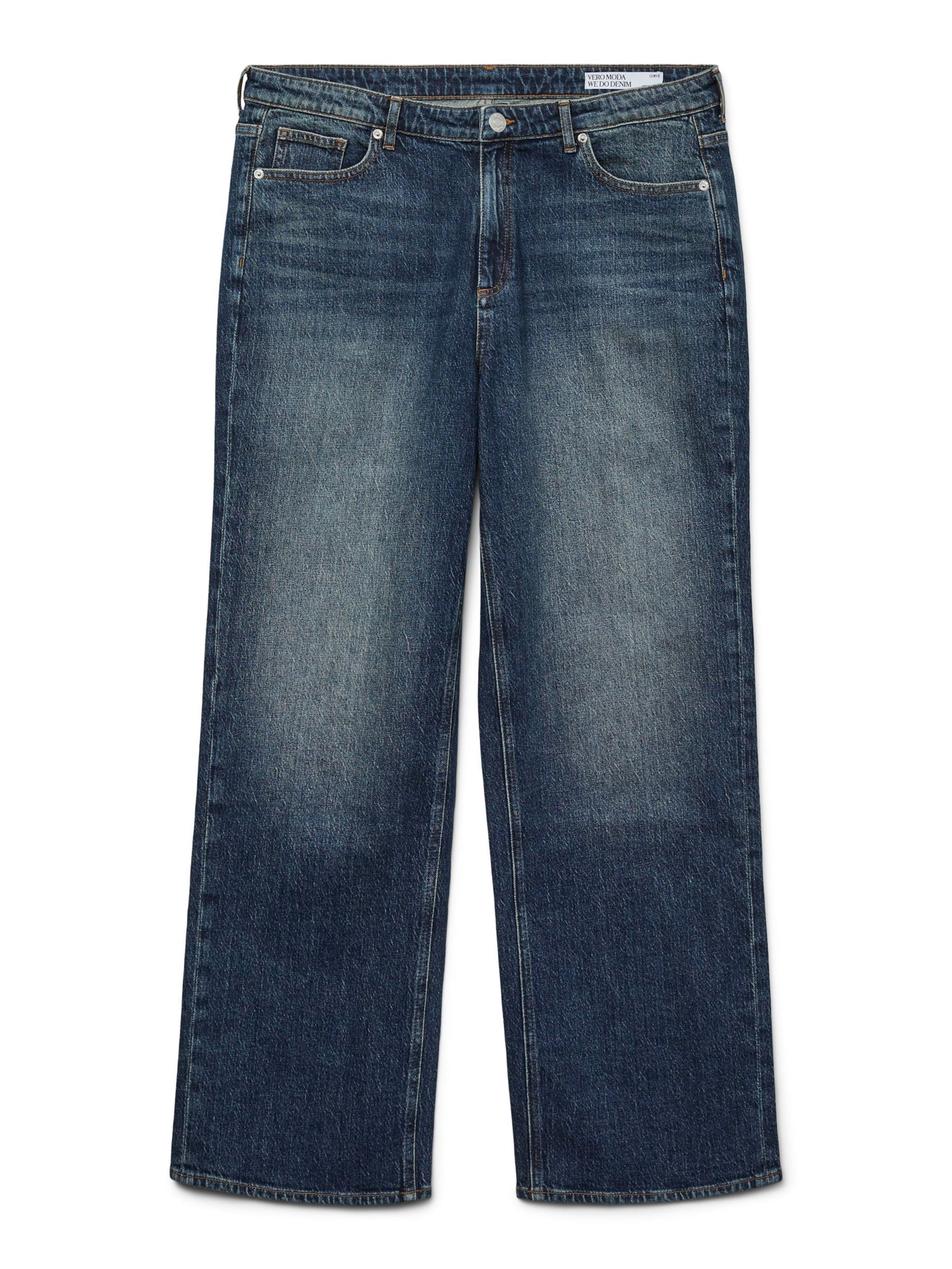 Vero Moda Curve - regular Vaquero en azul: frente