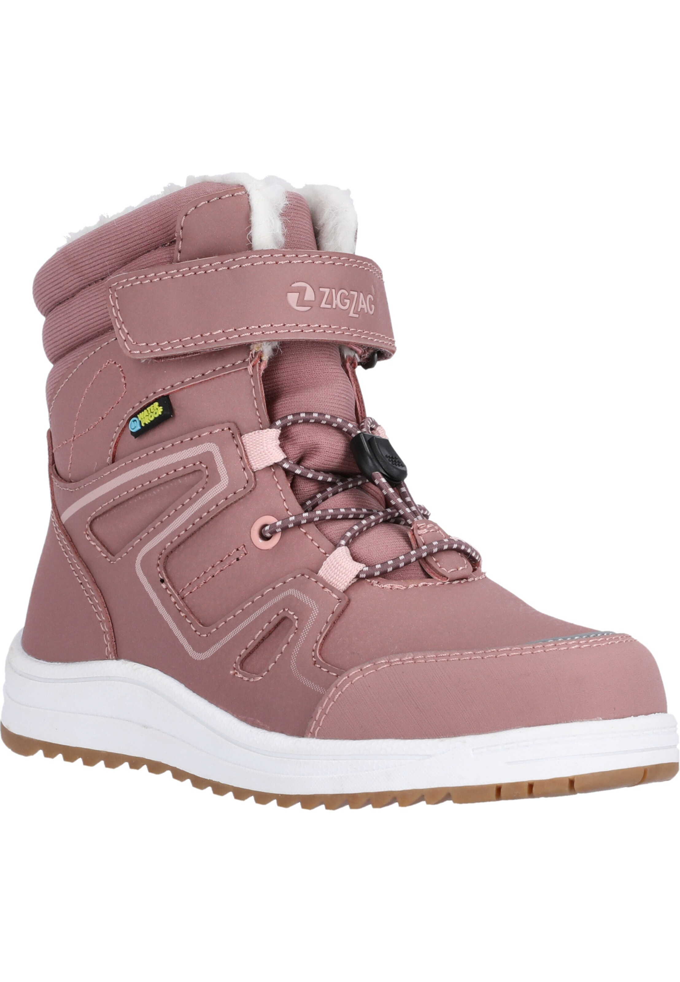 ZigZag Snow Boots 'Rincet' in Pink