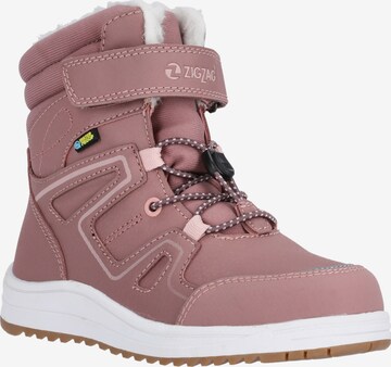 ZigZag Snowboots 'Rincet' in Roze