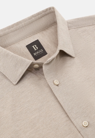 Coupe regular Chemise 'B Jersey' Boggi Milano en beige