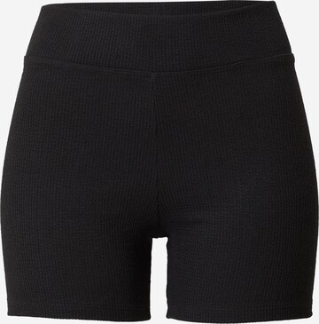 TOPSHOP Skinny Shorts in Schwarz: predná strana