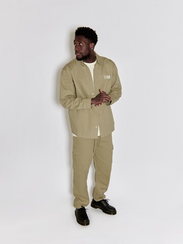 FCBM Comfort fit Button Up Shirt 'Ben' in Green