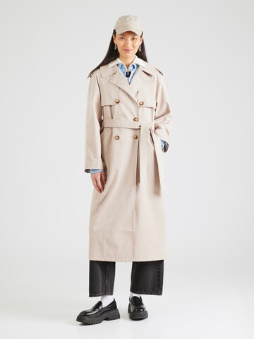 Miss Selfridge Between-seasons coat in Grey: front