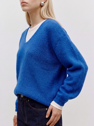 VERO MODA Sweater 'VMMAYBE' in Blue