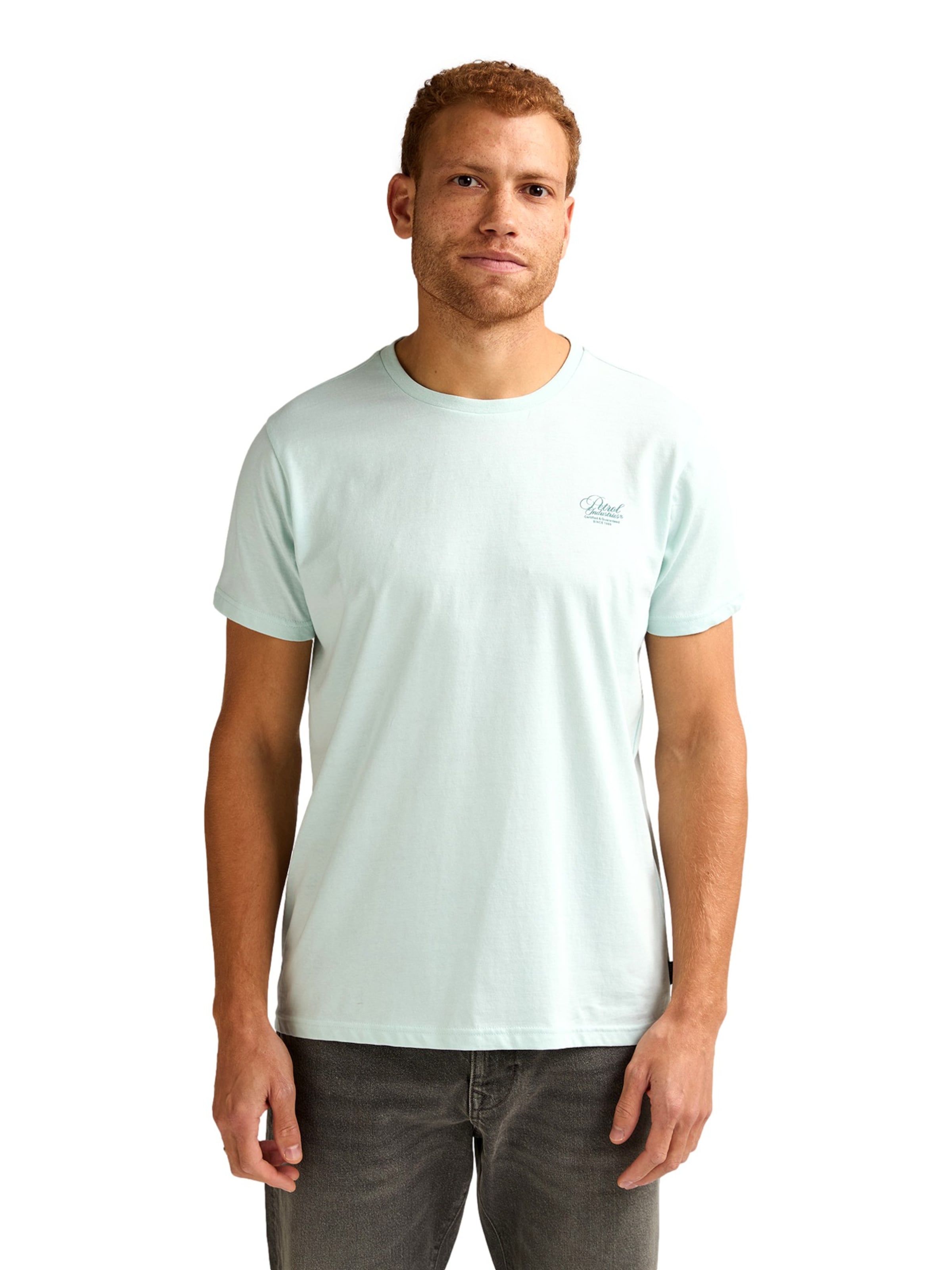 T-Shirt Petrol Industries en vert : devant