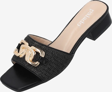 Palado Pantolette 'Palado Darie' in Schwarz: Vorderseite