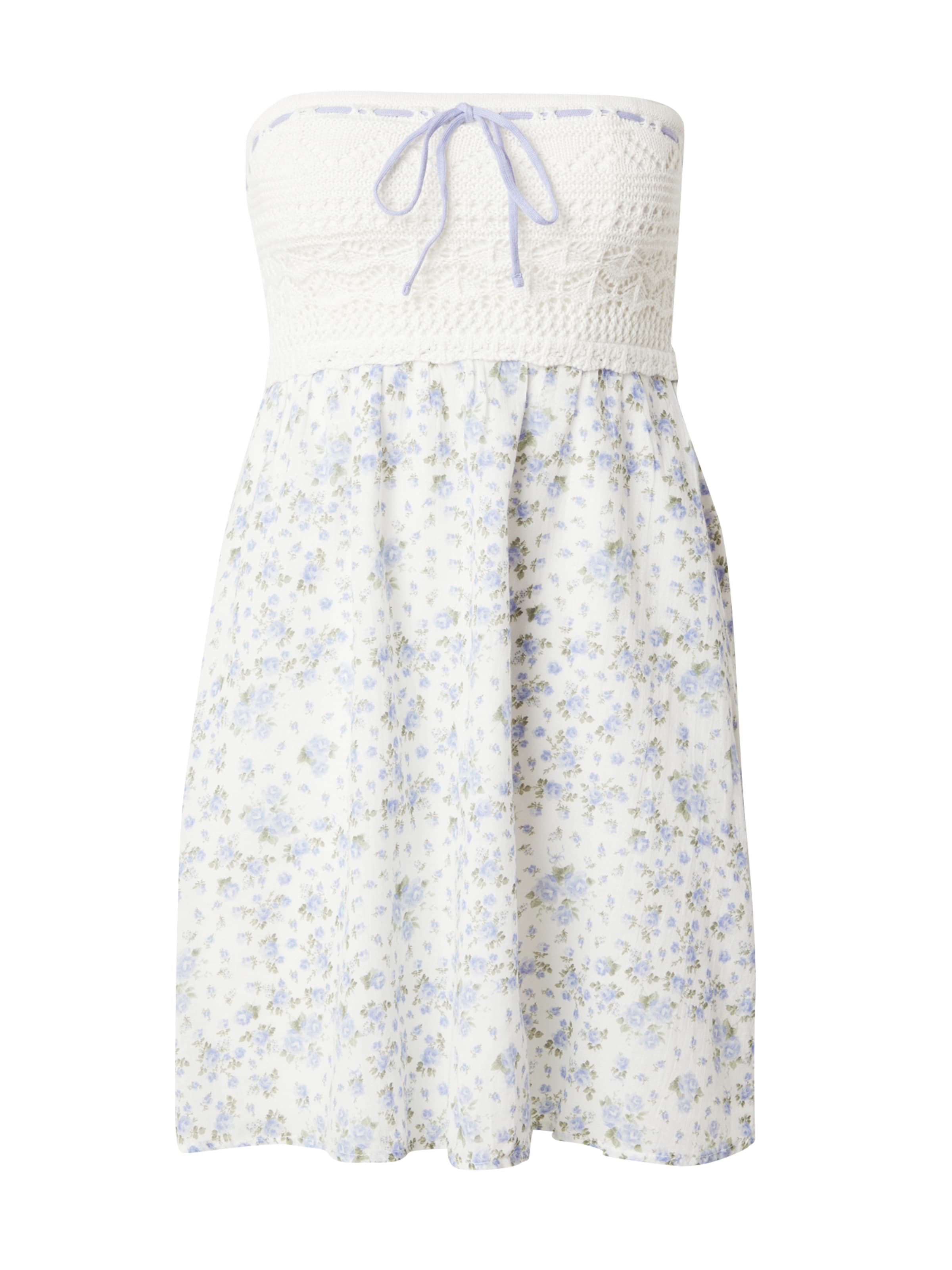 HOLLISTER Sommarklänning i vit: framsida