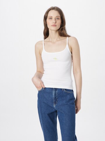 Calvin Klein Jeans Top - fehér: elől