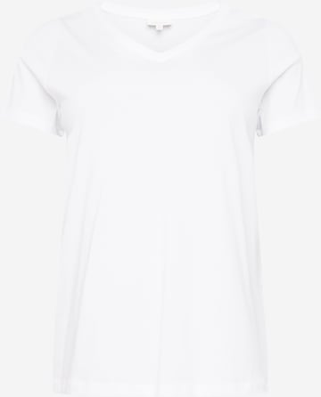 ONLY Carmakoma T-shirt 'BONNIE' i vit: framsida