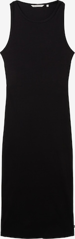 TOM TAILOR DENIM - Vestido en negro: frente