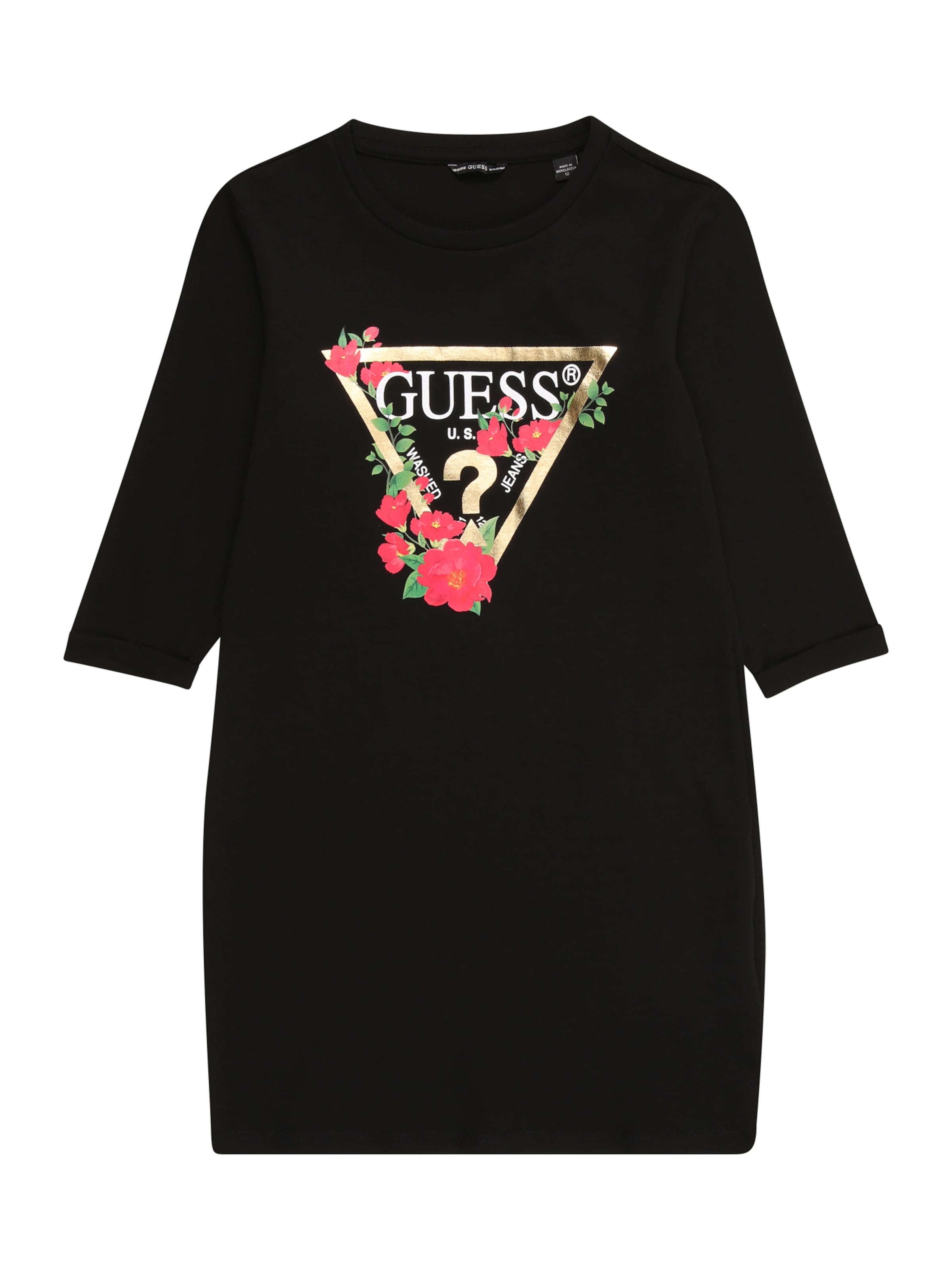 GUESS - Vestido en negro: frente