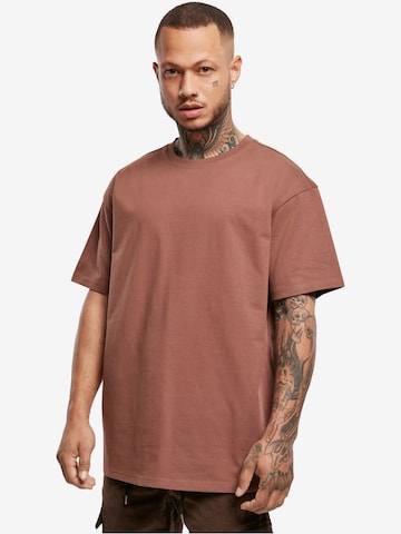 Urban Classics Shirt in Bruin: voorkant