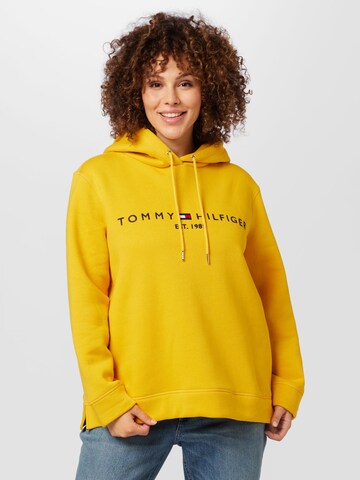 Tommy Hilfiger Curve Sweatshirt in Yellow: front