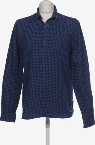 ARMEDANGELS Button Up Shirt in M in Blue: front