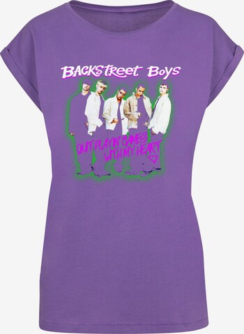 T-shirt 'Backstreet Boys - Playing Games' Merchcode en violet : devant