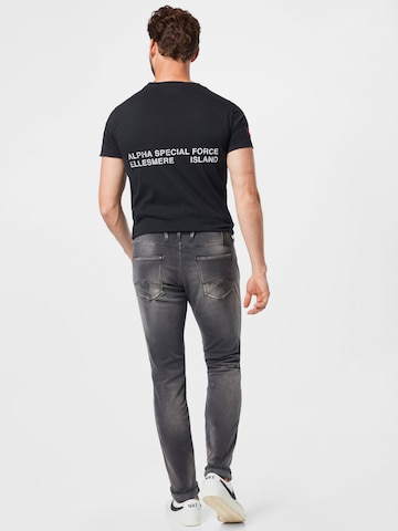 REPLAY Slimfit Jeans 'ANBASS' in Grijs