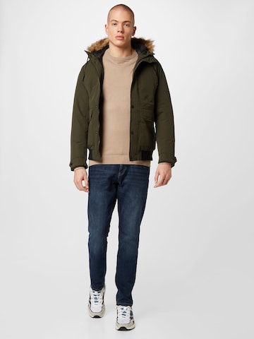 Giacca invernale 'Winner' di JACK & JONES in verde