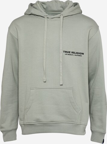 True Religion Sweatshirt in Green: front