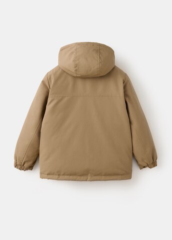 MANGO KIDS Zimska jakna 'GUILLE' | rjava barva