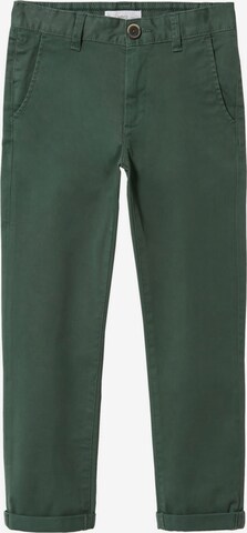MANGO KIDS Regular Pants 'Piccolo' in Green: front