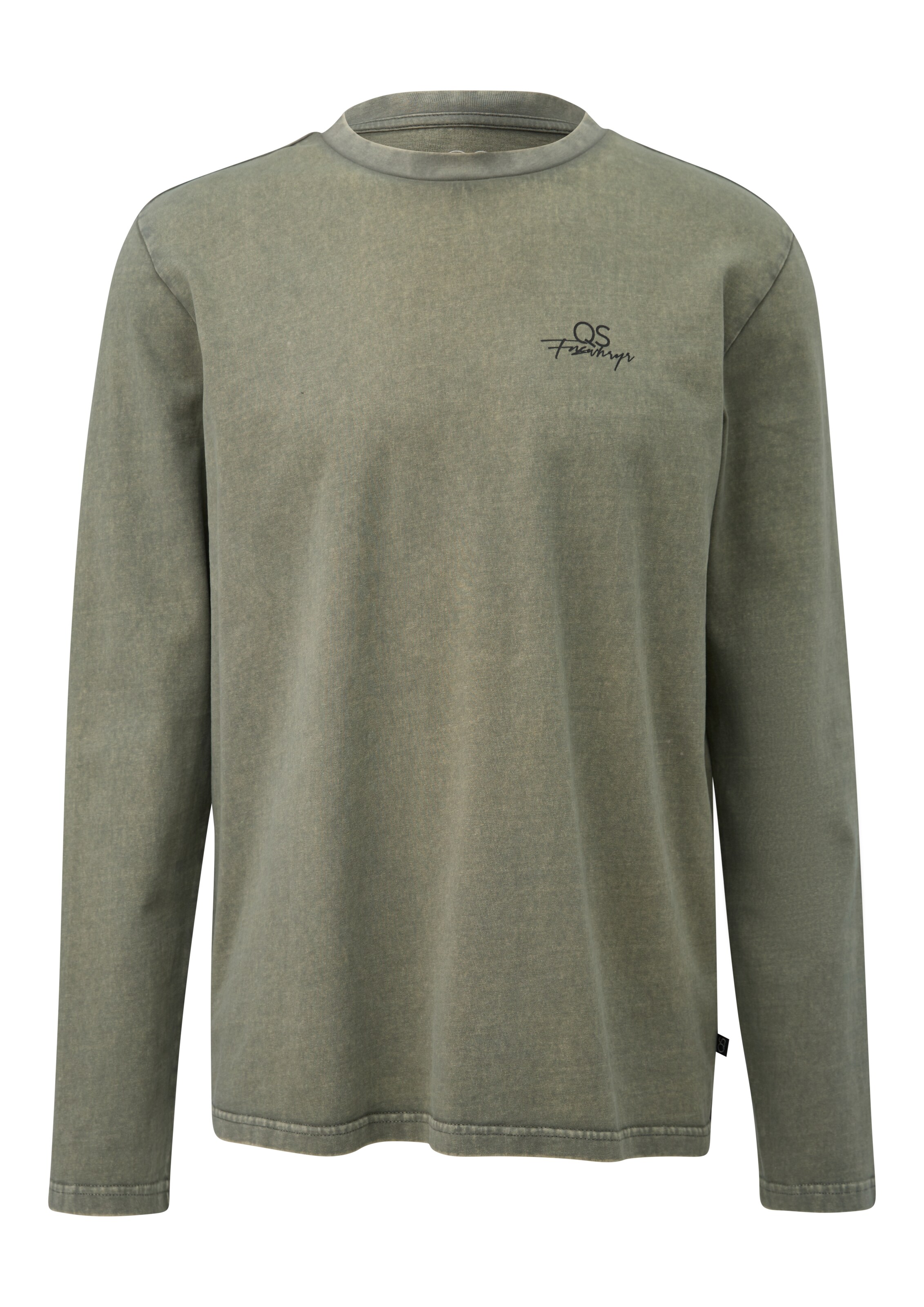 QS Shirt in Grün: Vorderseite