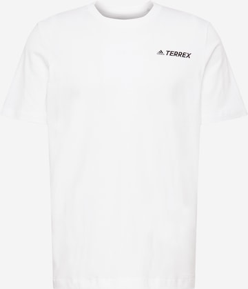 ADIDAS TERREX - Camisa funcionais em branco: frente