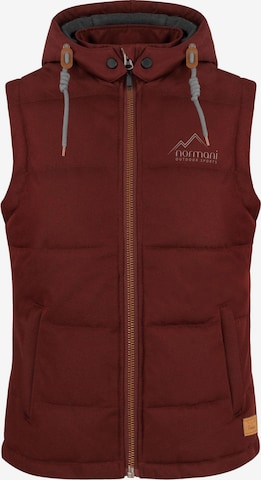 Gilet ' Paihia ' normani en rouge : devant