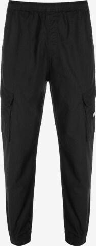 Weekend Offender Tapered Cargo Pants in Black: front