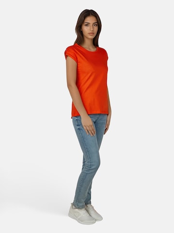 salzhaut T-Shirt 'BIIKE' in Orange
