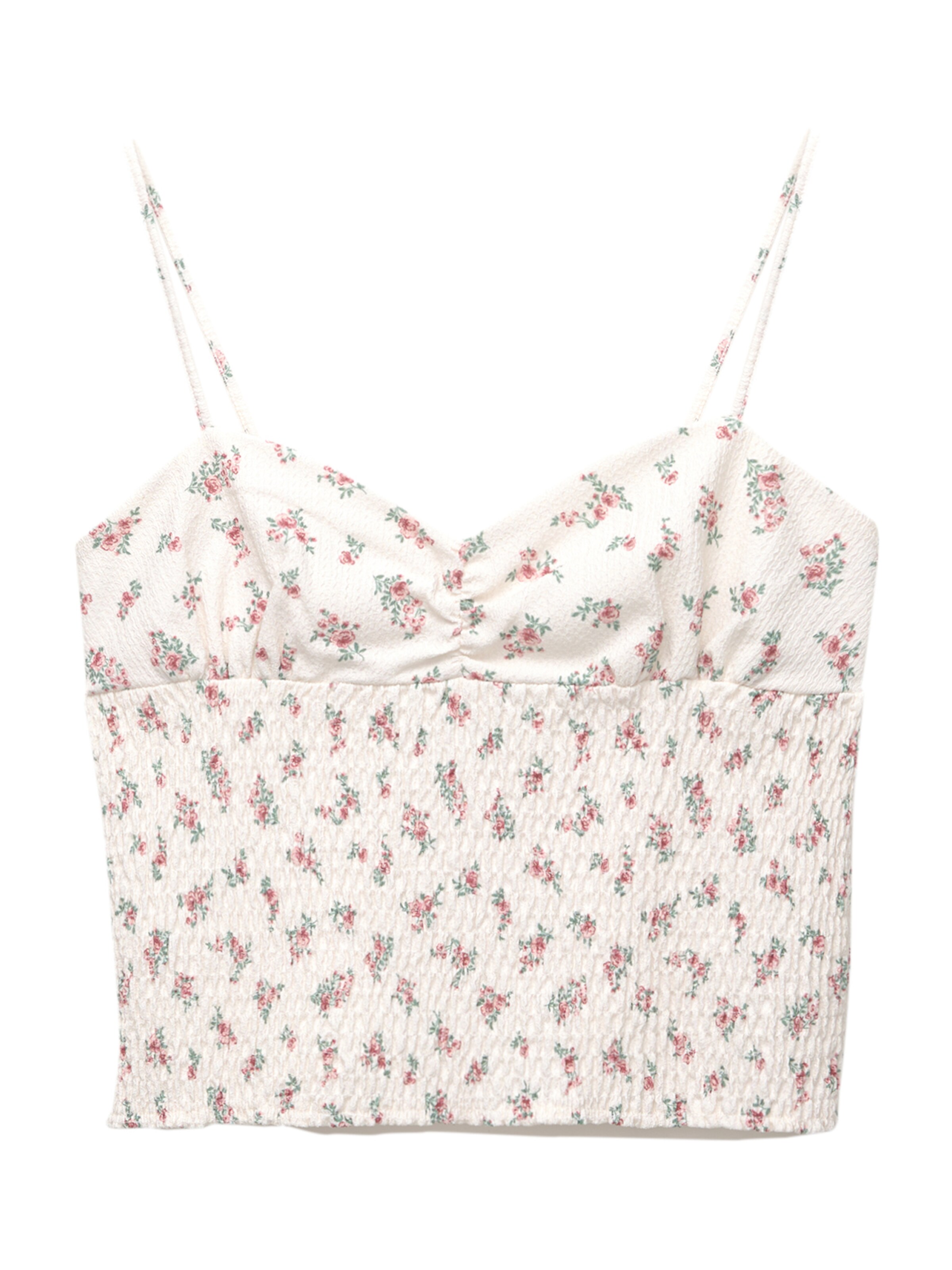 Top di Pull&Bear in bianco: frontale