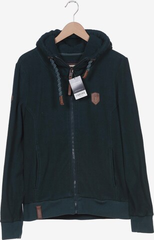 naketano Sweatshirt & Zip-Up Hoodie in L in Green: front