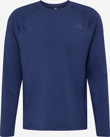 THE NORTH FACE Functioneel shirt in Blauw: voorkant