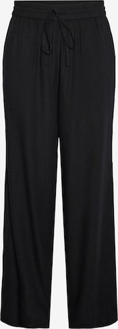 Pantaloni 'Pia' di PIECES in nero: frontale