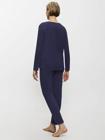TRIUMPH Pajama ' Basic ' in Blue