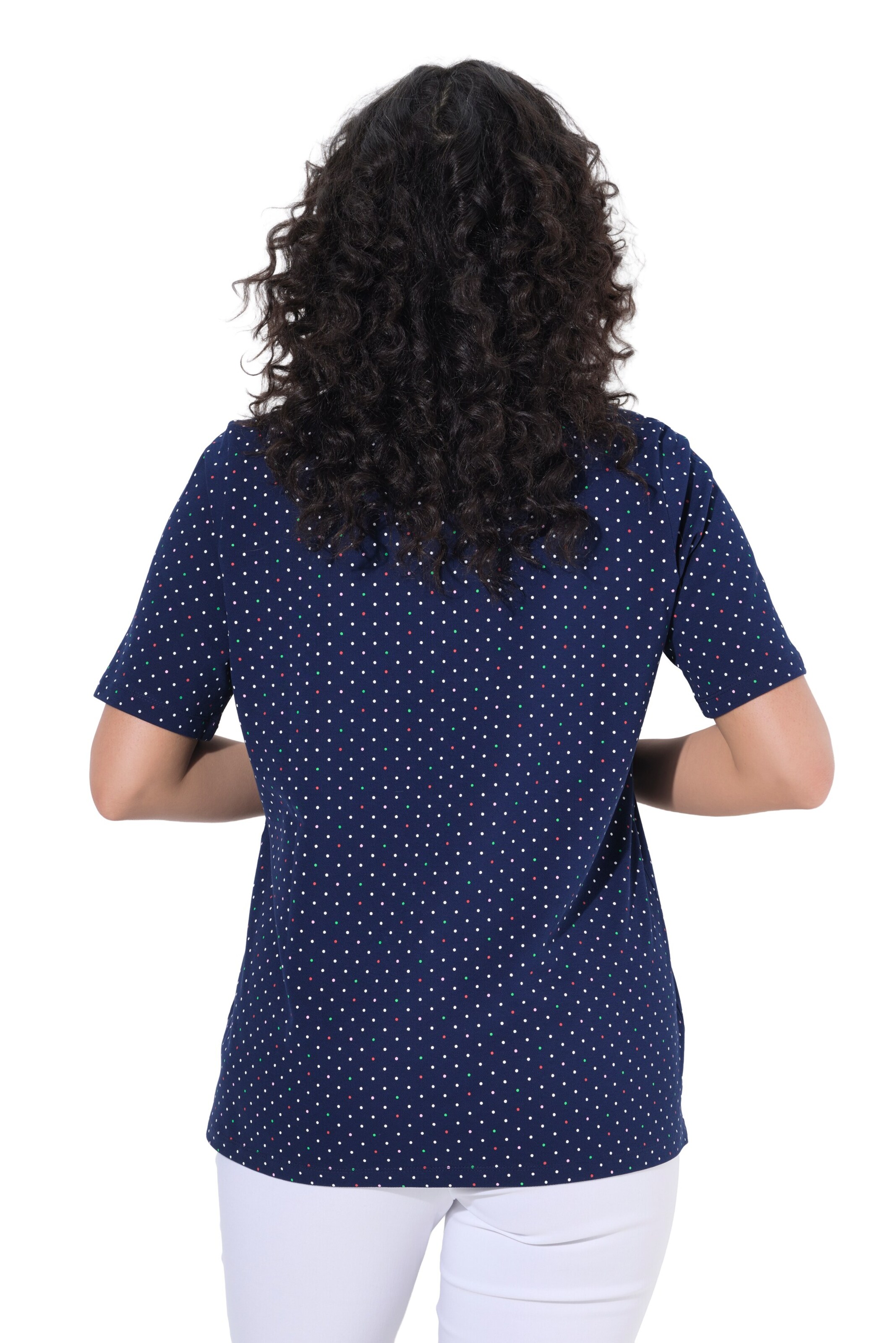 Ulla Popken Poloshirt in Blau