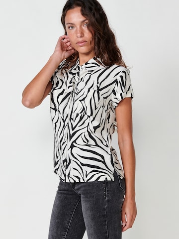 KOROSHI Bluse in Weiß