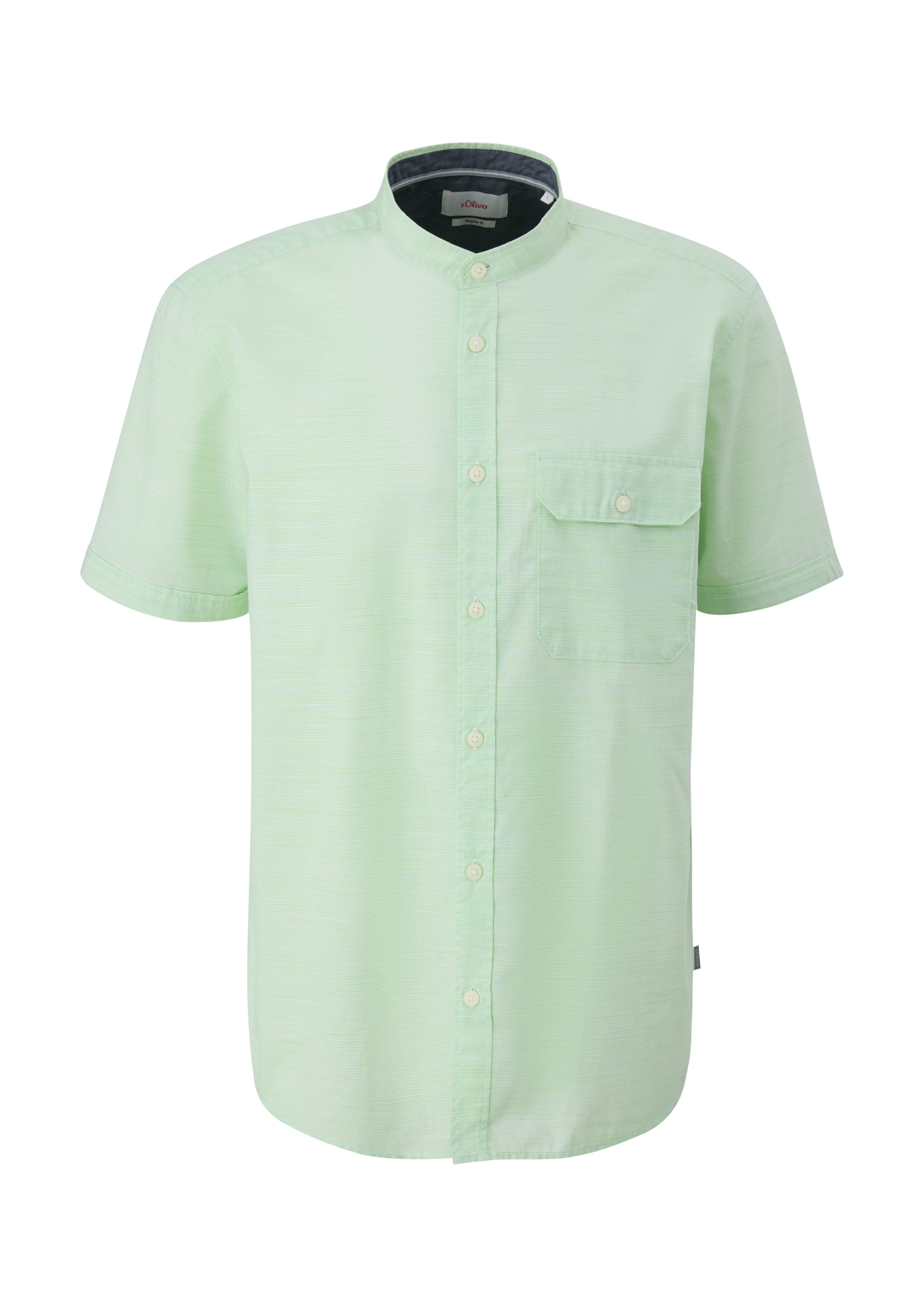 s.Oliver Hemd in Grün: Vorderseite