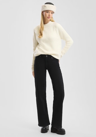 QS - Jersey en beige