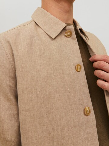 JACK & JONES Slim fit Between-season jacket 'Riviera' in Beige