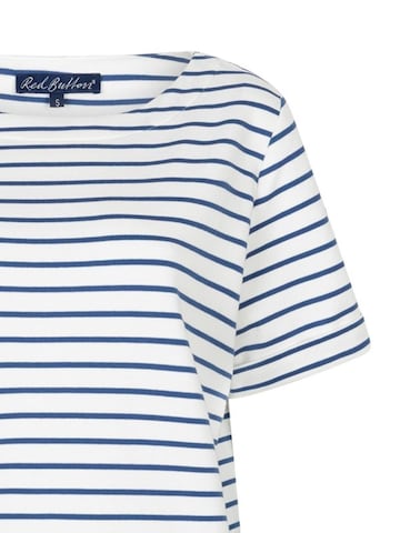 Red Button Shirt in Blue