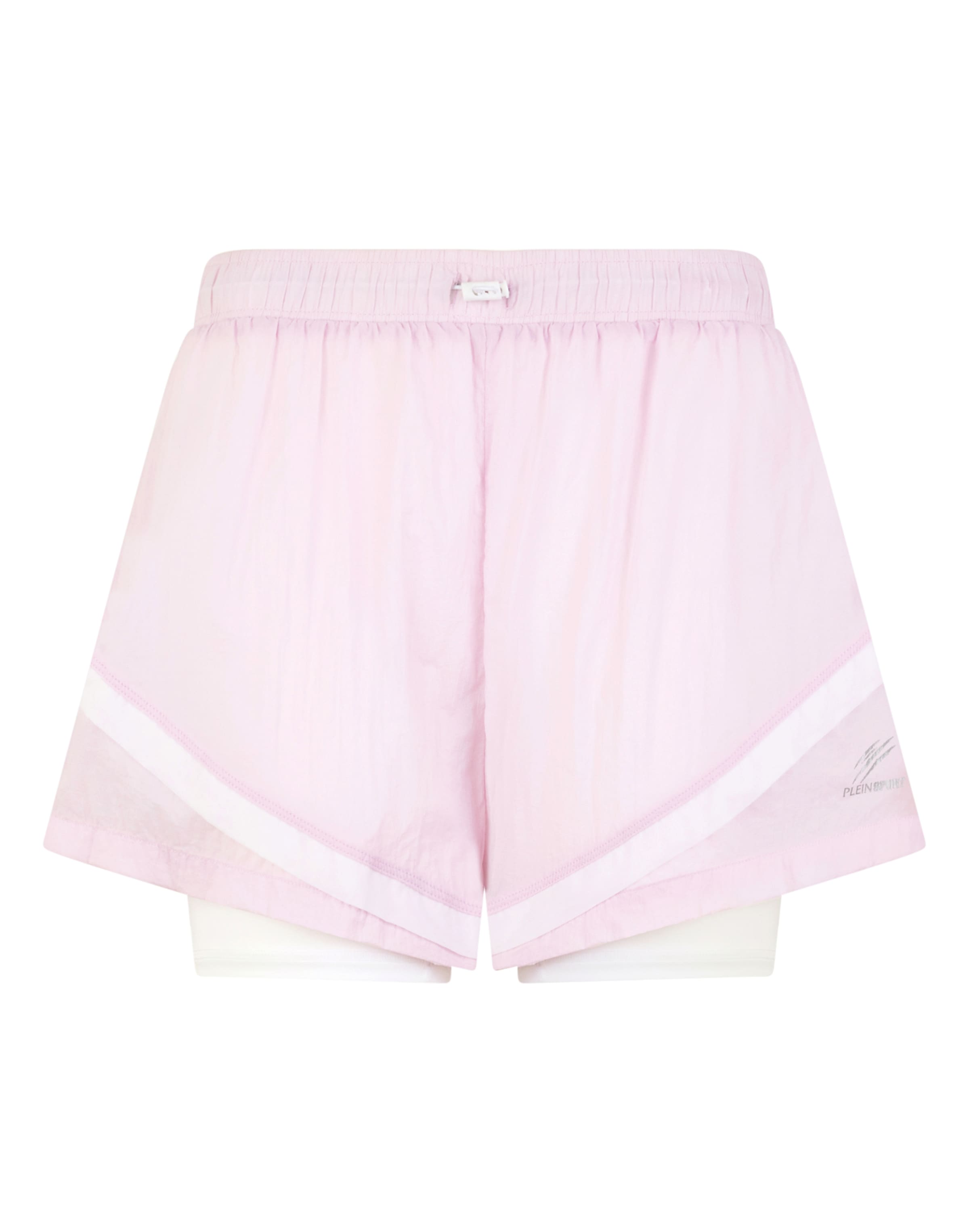 Pantaloni sportivi di Plein Sport in rosa: frontale