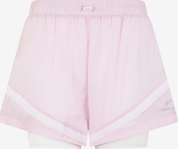 Pantaloni sportivi di Plein Sport in rosa: frontale