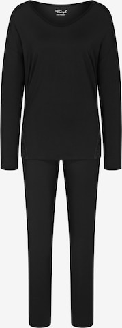TRIUMPH Pajama ' Timeless Sensuality ' in Black: front