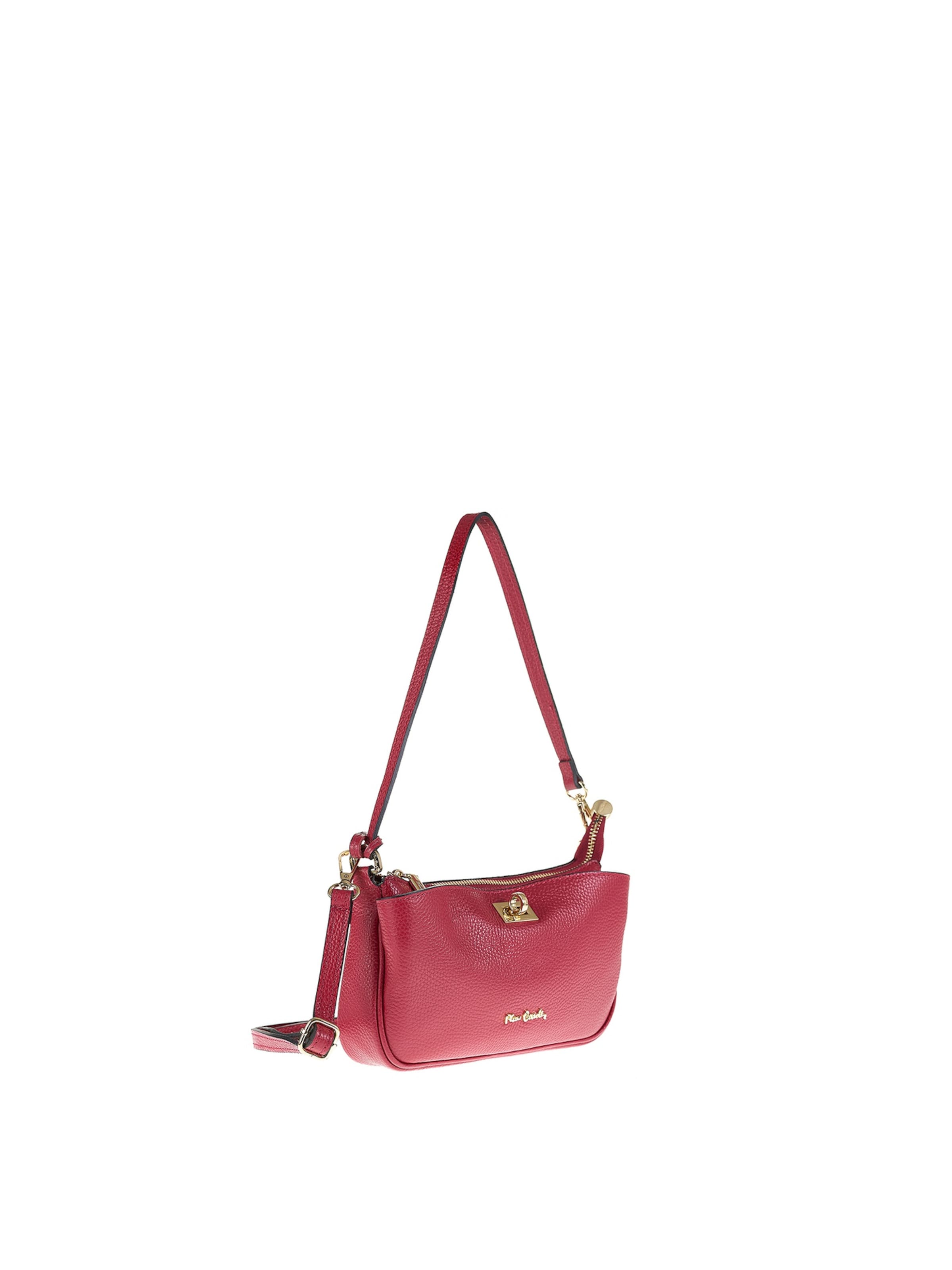 PIERRE CARDIN Schultertasche 'Valoria' in rubinrot, Produktansicht